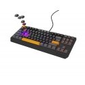 GENESIS Thor 230 TKL klaviatuur Mängimine USB + RF Wireless + Bluetooth QWERTY Must, Hall, Oranž