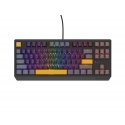 GENESIS Thor 230 TKL tastatūra Speļu USB + RF Wireless + Bluetooth QWERTY Melns, Pelēks, Oranžs GENESIS Thor 230 TKL tastatūra Speļu USB + RF Wireless + Bluetooth QWERTY Melns, Pelēks, Oranžs