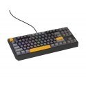 GENESIS Thor 230 TKL klaviatūra Žaidimams USB + RF Wireless + Bluetooth QWERTY Juoda, Pilka, Oranžin GENESIS Thor 230 TKL klaviatūra Žaidimams USB + RF Wireless + Bluetooth QWERTY Juoda, Pilka, Oranžin