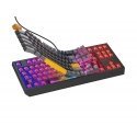 GENESIS Thor 230 TKL klaviatūra Žaidimams USB + RF Wireless + Bluetooth QWERTY Juoda, Pilka, Oranžin GENESIS Thor 230 TKL klaviatūra Žaidimams USB + RF Wireless + Bluetooth QWERTY Juoda, Pilka, Oranžin