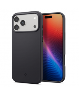 Spigen Silicone Fit MagSafe Case for iPhone 17 Pro - Black