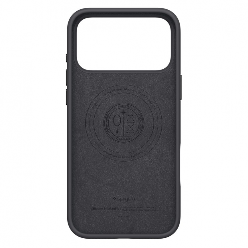 Spigen Silicone Fit MagSafe Case for iPhone 17 Pro - Black – 3