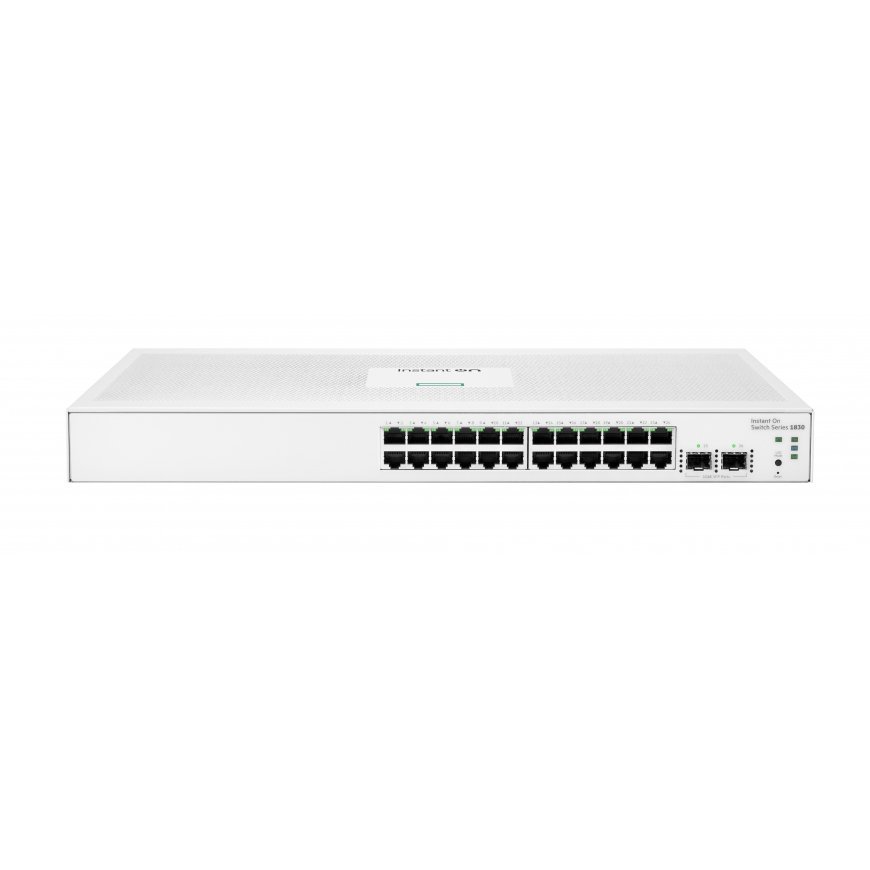 HPE Aruba Networking Networking Instant On Switch 24p Gigabit 2p SFP 1830