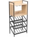 Кресло Home4You Vyno полка HANNES 51x30xH108см, деревоподобный меламин