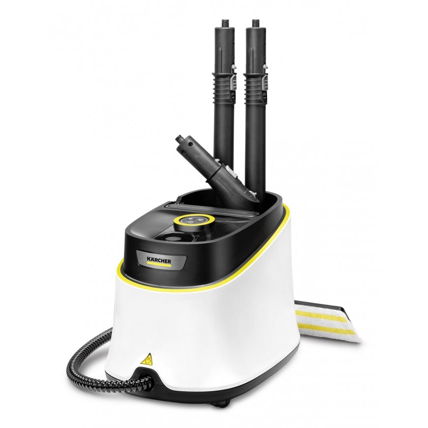 Kärcher SC 3 Deluxe Textile Edition Cylinder steam cleaner 1 L 1900 W Black, White – 2