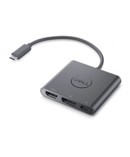 DELL DBQAUANBC070 док-станция для ноутбука Проводная USB 3.2 Gen 2 (3.1 Gen 2) Type-C Черный