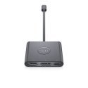 DELL DBQAUANBC070 knyginių kompiuterių dokas / jungčių replikatorius Vielinis USB 3.2 Gen 2 (3.1 Gen