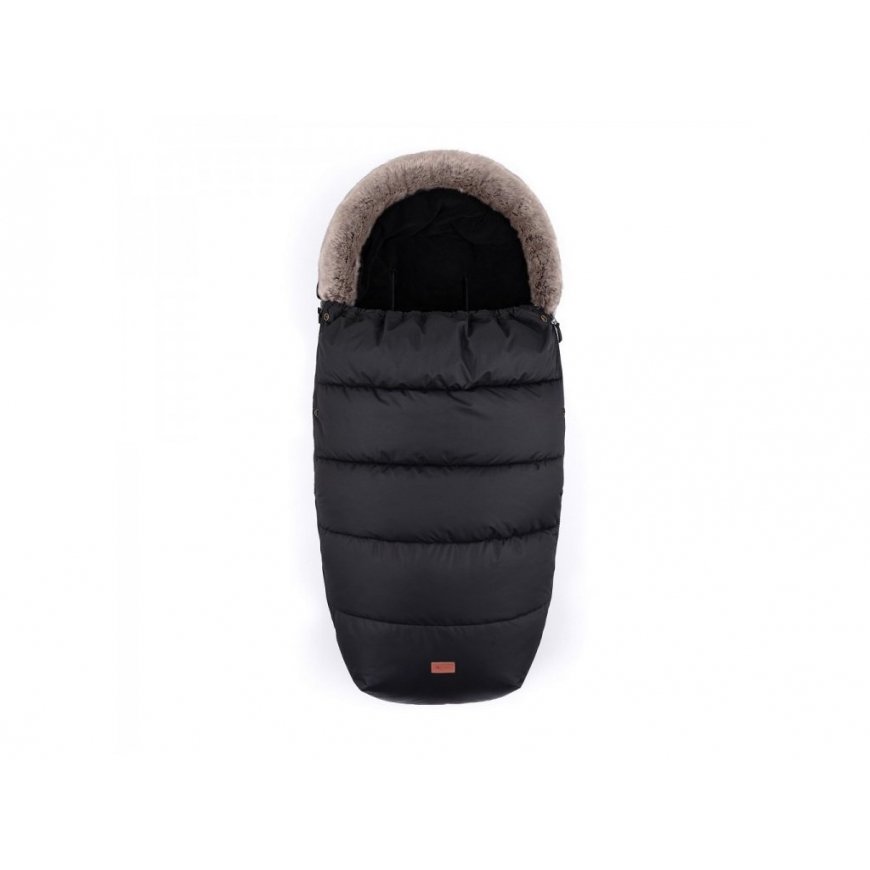 Petite&Mars Comfy 4in1 - ziemas kājiņa ratiņiem | Mūžīgi Melns – 2