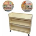 MASTERKIDZ Shelf on Wheels - 3 Shelves for STEM Learning Board Accessories 800A x 800L MASTERKIDZ Shelf on Wheels - 3 Shelves for STEM Learning Board Accessories 800A x 800L