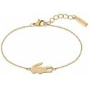 Lacoste Prabangi, paauksuota moteriška apyrankė su krokodilo cirkoniu 2040047 Lacoste Prabangi, paauksuota moteriška apyrankė su krokodilo cirkoniu 2040047