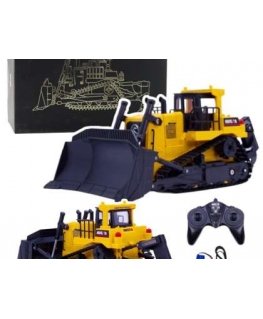 Bulldozer Bulldozer Kaivuri Huina Metalli Rakennusmalli 1:50