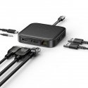 HYPER HD583-GL док-станция для ноутбука Док-разъём USB 3.2 Gen 1 (3.1 Gen 1) Type-C Черный HYPER HD583-GL док-станция для ноутбука Док-разъём USB 3.2 Gen 1 (3.1 Gen 1) Type-C Черный