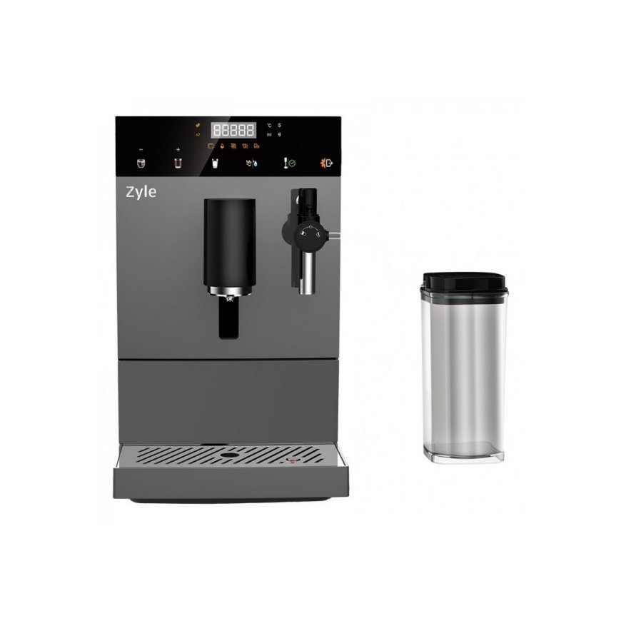 Zyle ZY610CM Automatic Coffee Machine, 1350 W, Gray