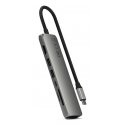 Satechi ST-P7SM interfeisa centrmezgls USB Veids-C 10000 Mbit/s Pelēks Satechi ST-P7SM interfeisa centrmezgls USB Veids-C 10000 Mbit/s Pelēks