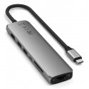 Satechi ST-P7SM interface hub USB Type-C 10000 Mbit/s Grey Satechi ST-P7SM interface hub USB Type-C 10000 Mbit/s Grey
