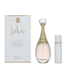 Dior J'Adore комплект парфюмированная вода спрей 100 мл + парфюмированная вода перезаправляемый спрей 10 мл