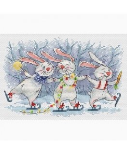Beldizart Cross Stitch Embroidery Kit "Festive Circle" 13x20 cm SM-993