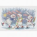 Beldizart Cross Stitch Embroidery Kit "Festive Circle" 13x20 cm SM-993