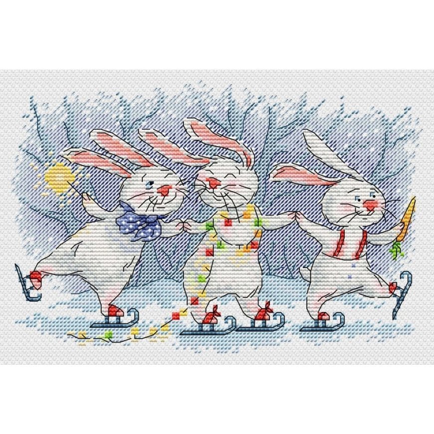 Beldizart Cross Stitch Embroidery Kit "Festive Circle" 13x20 cm SM-993 – 2