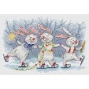 Beldizart Cross Stitch Embroidery Kit "Festive Circle" 13x20 cm SM-993