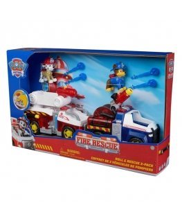 Spin Master „Paw Patrol“: набор из 2 тематических транспортных средств спасателей горячих колес