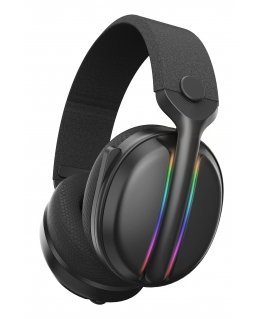 Subsonic 147438 Austiņas Vadu & Bezvadu Speļu USB Veids-C Bluetooth Melns