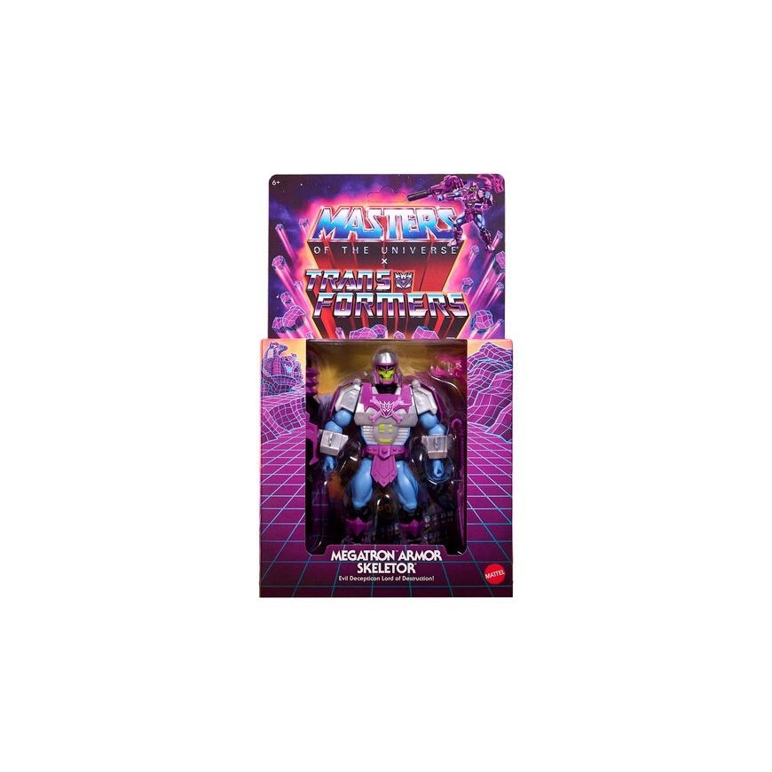 Mattel Universumo Valdovai x Transformers Megatron Šarvai Skeletor figūra 14 cm – 2