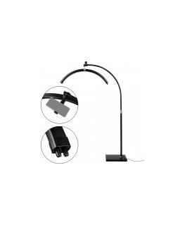 Cosmetic Lamp - MITOYA LED MOON LIGHT 2700-5600K Adjustable Stand Black
