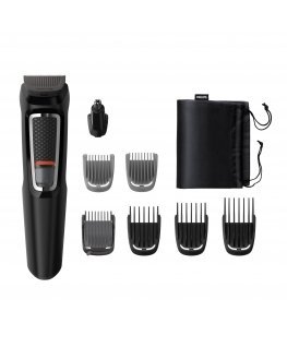 Philips MULTIGROOM Series 3000 8 työkalua, 8-in-1, kasvot ja hiukset