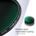 Camera Filter - K&F Concept Nano-X Adjustable ND2-ND32 72mm Camera Filter - K&F Concept Nano-X Adjustable ND2-ND32 72mm
