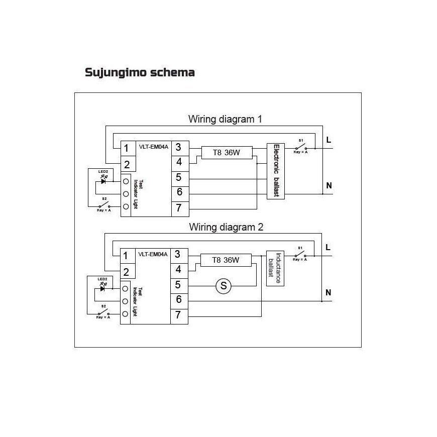 Lubinis šviestuvas Oprawa hermetyczna LED V-TAC CREE CHIP G-sērija 120cm 36W 135Lm/W VT-1249 6500K 4820lm 6 gadu garantija – 2