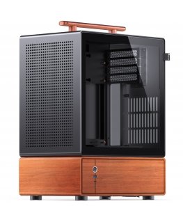 Jonsbo T7 PC-kotelo, Midi-Tower, mATX, karka lasi - musta