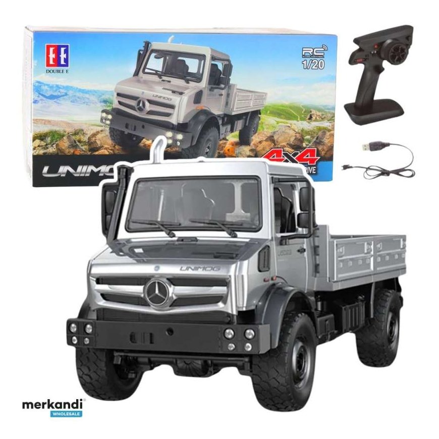 Double E Mercedes Unimog Remote Controlled Off-Road Vehicle RC 4x4 1:20
