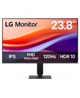 LG 24U411A-B kompiuterio monitorius 60,5 cm (23.8") 1920 x 1080 pikseliai „Full HD“ LED Juoda