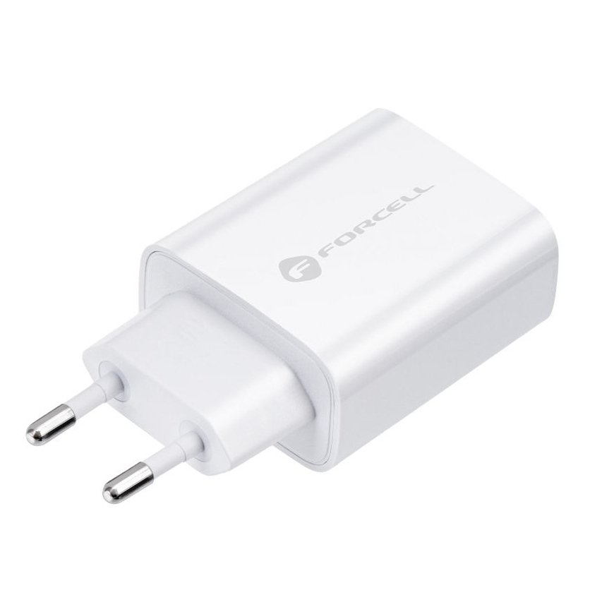 Forcell TFK-TC-25WPD Headphones, Smartphone, Smartwatch, Tablet White AC Fast charging Indoor