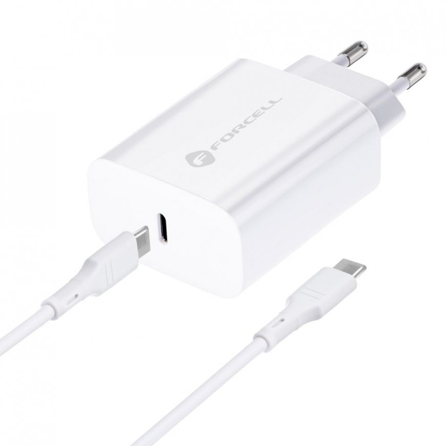 Forcell TFK-TC-25WPD Наушники, Смартфон, Умные часы, Планшет Белый Кабель переменного тока Быстрая з – 2