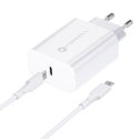Forcell TFK-TC-25WPD Наушники, Смартфон, Умные часы, Планшет Белый Кабель переменного тока Быстрая з Forcell TFK-TC-25WPD Наушники, Смартфон, Умные часы, Планшет Белый Кабель переменного тока Быстрая з