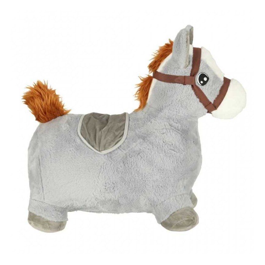 Rubber Jumping Horse Toy for Kids, with Pump, 27 cm