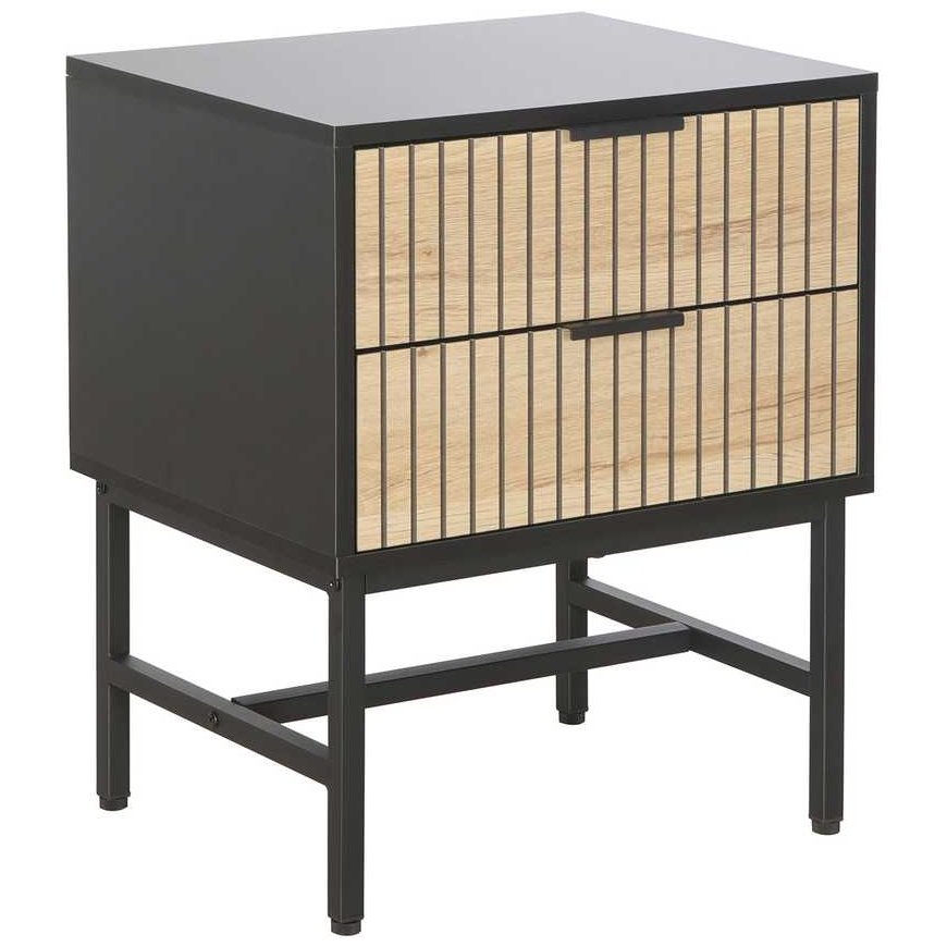 Home4You Side Table / Nightstand HELVE 48x40xH60cm, melamine – 2