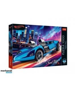 Dēļo puzzle – 1000 Premium Plus – Hot Wheels: Twin Mill – Trefl 12092
