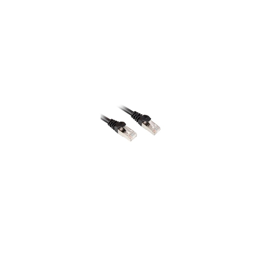 Sharkoon 0.5m Cat.6 S/FTP tinklo kabelis Juoda 0,5 m Cat6 S/FTP (S-STP)