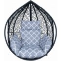 Home4You Cushion for Hanging Chair DROPLET Gray Diamond Home4You Cushion for Hanging Chair DROPLET Gray Diamond