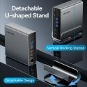 Vention TPUH0 dokstacija Vadu USB 3.2 Gen 2 (3.1 Gen 2) Type-C Melns, Pelēks
