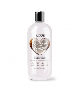 I Love, Coconut & Cream, Hydrating, Shower Gel, For All Skin Typ