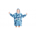 Disney Stitch Oversize Sweatshirt Coat Kids Coral