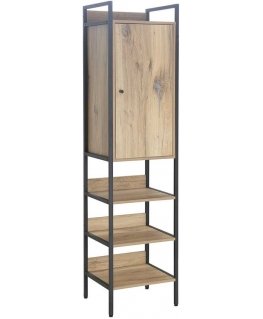 Fotelis Home4You Vyno lentyna HANNES 44x40xH180cm, lauku stila melamīns