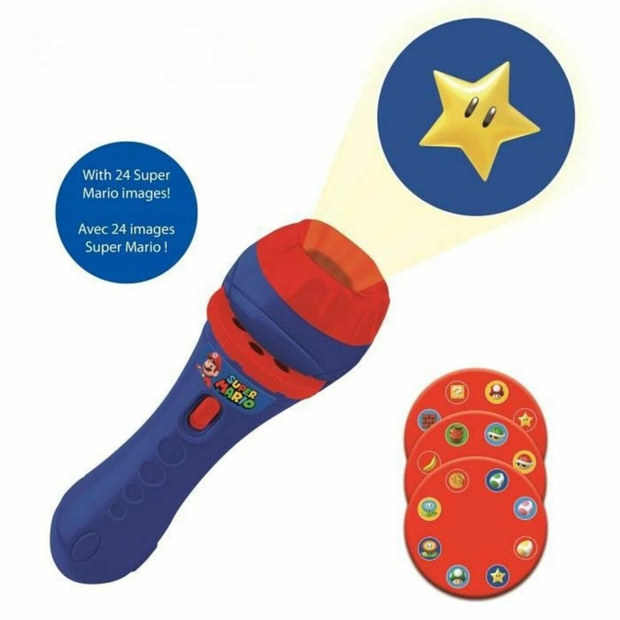Lexibook – „Super Mario“ temalugude „Projektor“ ja „Taskulamp“ – (LTC050NI) – 2