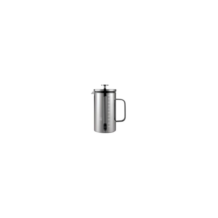 Kafijas ar Kafijas automāts ar nospiežamu ZYLE, ZY611CF, stikla, 1000 ml