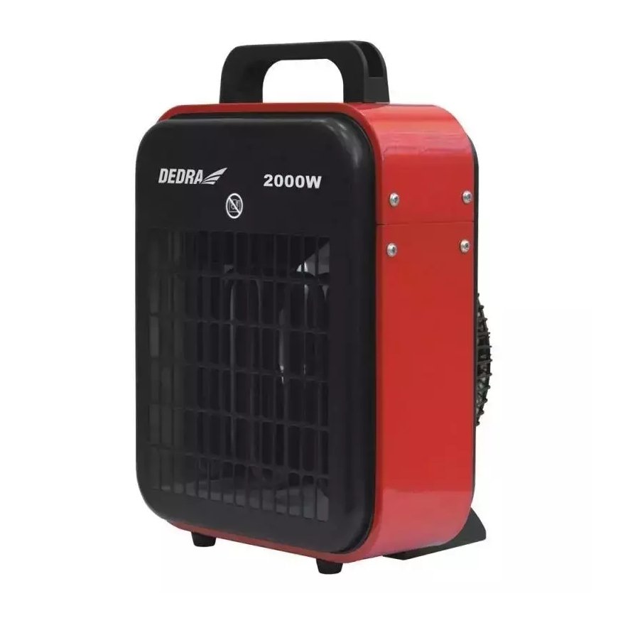 DEDRA DED9920B telpu sildītājs Sarkans 2000