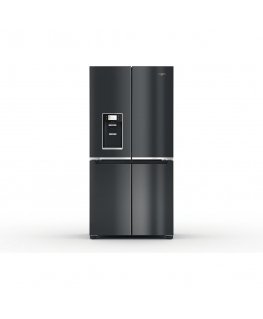 Whirlpool WQ9I FO2BX EF side-by-side-jääkaappipakastin Vapaasti seisova 592 L E musta
